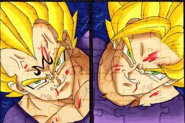 Goku dios jigsaw puzzle