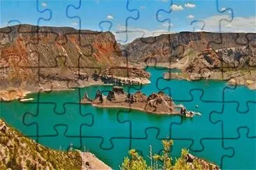 Embalse Valle Grande. Mendoza. Argentina
