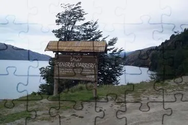 פאזל של lago general carrera chile