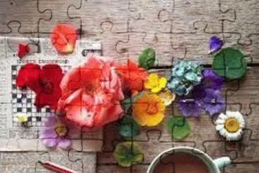 a jigsaw puzzle