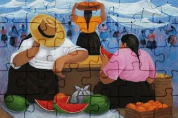 Fruit Vendors by Eduardo Millones