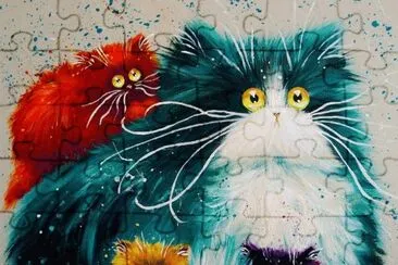 Cats on the Move jigsaw puzzle