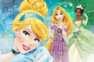 Cinderella Rapunzel Tiana