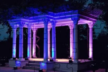 Lighted Outdoor Stage