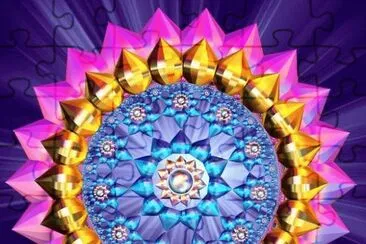 Mandala jigsaw puzzle