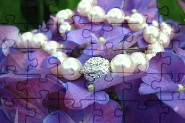Pearls on Flowers