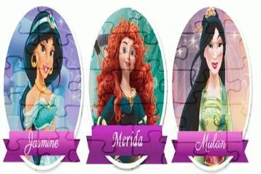 Jasmine Merida Mulan jigsaw puzzle
