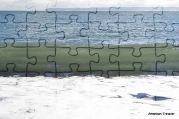 Surf at Bay Of Fundy jigsaw puzzle