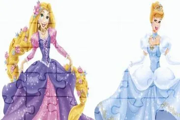 Rapunzel Cinderella jigsaw puzzle