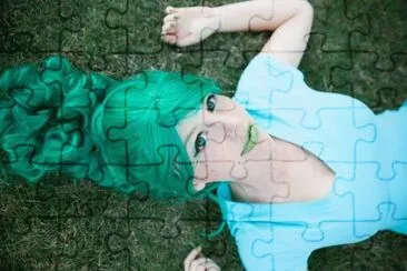 parezco payasito labial verde jigsaw puzzle
