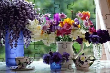 multicolor jigsaw puzzle
