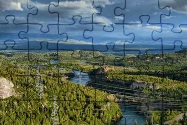 Presa FutaleufÃº. Chubut. Argentina jigsaw puzzle