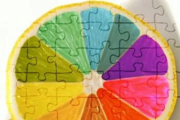 multicolor jigsaw puzzle