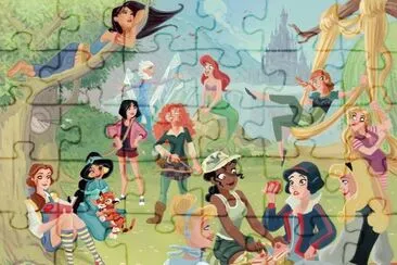 Princesses jigsaw puzzle