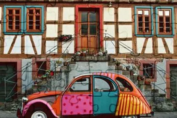 multicolor jigsaw puzzle