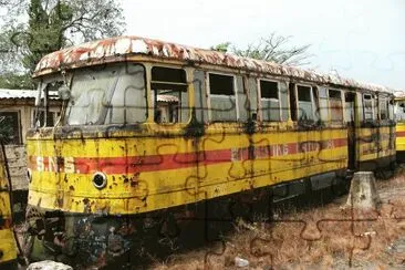 Abandoned rail car