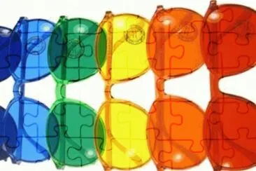 multicolor jigsaw puzzle