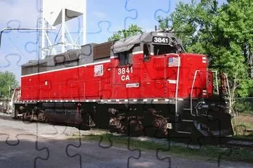 Chesapeake and Albemarle Locomotive 3841 jigsaw puzzle