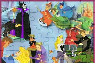 la bella addormentata nel bosco jigsaw puzzle