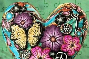 Heart Focal Bead