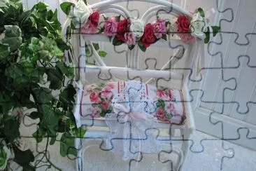 Rose Pincushion Chair- Decor