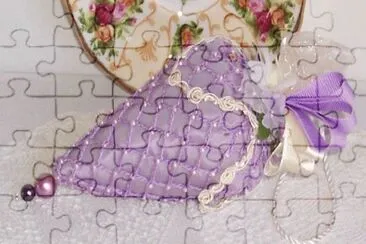 Silk Dupioni Strawberry Sachet jigsaw puzzle