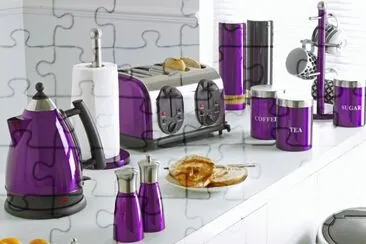 Purple Kitchen Ensemble