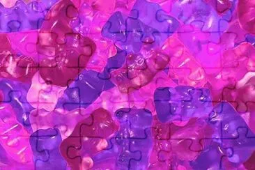 Purple and Pink Gummy Bears