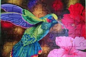 Hummingbird Painting
