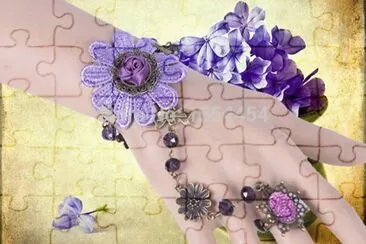 Floral Gothic Glove