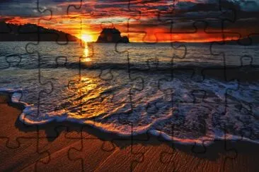 BahÃ­a de huatulco, oaxaca, MÃ©xico jigsaw puzzle