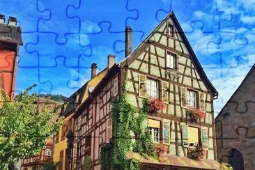 Chateau de Kaysersberg-Francia jigsaw puzzle