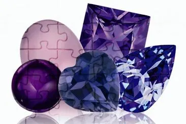 Various Purple Gemstones jigsaw puzzle