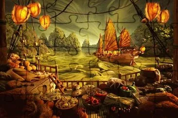 arte comida 2 jigsaw puzzle