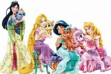 Mulan Rapunzel Jasmine Aurora