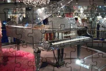Liberace 's Rhinestone Piano jigsaw puzzle