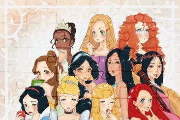 Princesses jigsaw puzzle