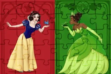 SnowWhite Tiana jigsaw puzzle