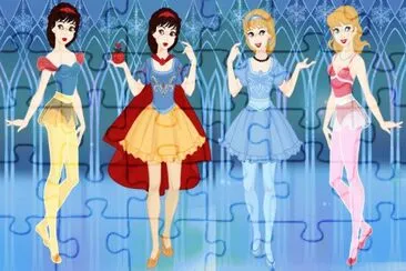SnowWhite Cinderella jigsaw puzzle