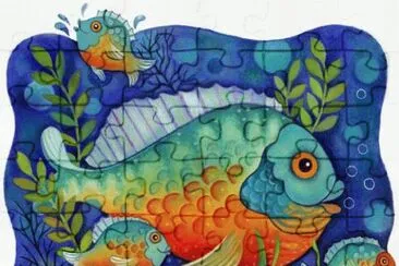 Fishes jigsaw puzzle