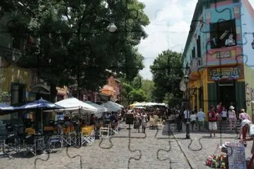 Caminito. Barrio de La Boca. Argentina