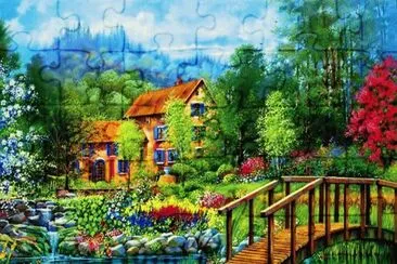 Cottage jigsaw puzzle