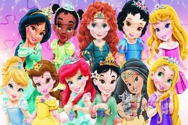 פאזל של Princesas da Disney