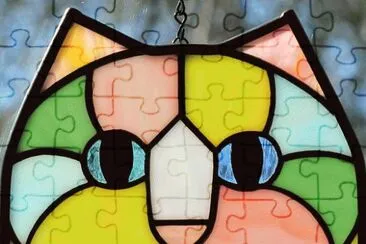 Stained Glass Cat