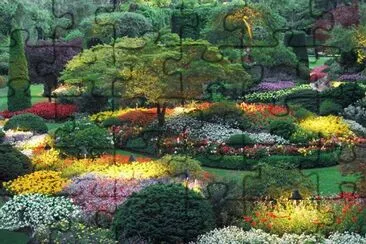 Beautiful Butchart Gardens-Victoria Canada jigsaw puzzle