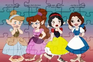פאזל של Cinderella Megara SnowWhite Belle