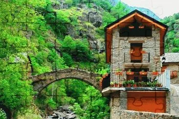 Puente medieval-TavascÃ¡n jigsaw puzzle