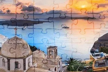 Santorini jigsaw puzzle