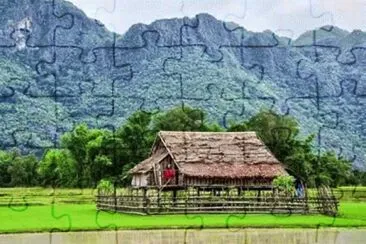 Home farmers, Cambodia jigsaw puzzle