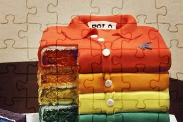 Creative Polo Shirt Cake for Dad jigsaw puzzle